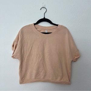 Fabletics Short Sleeve Crop Top Size XS